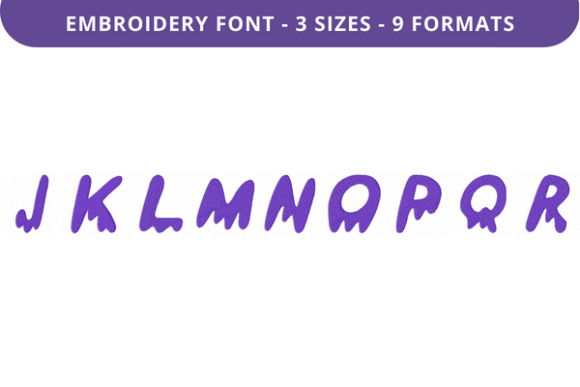 Drippy Ghost Font J to R Review