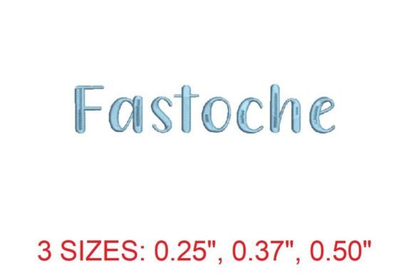 Fastoche Embroidery Font Review