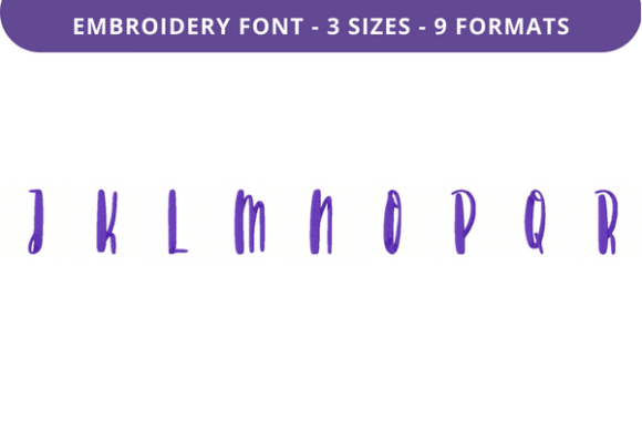 Fifty First Dates Font Uppercase J to R Review