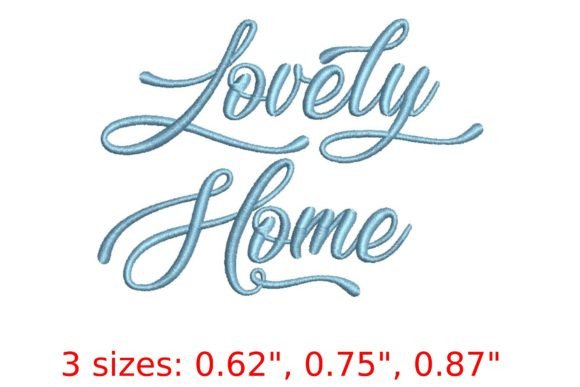 Lovely Home Font Embroidery Review
