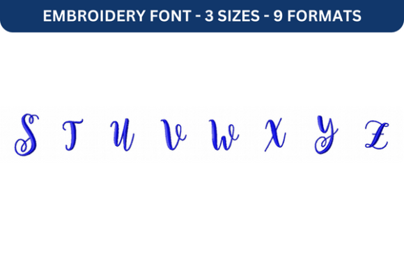 Magnolia Sky Font Upper S to Z Review