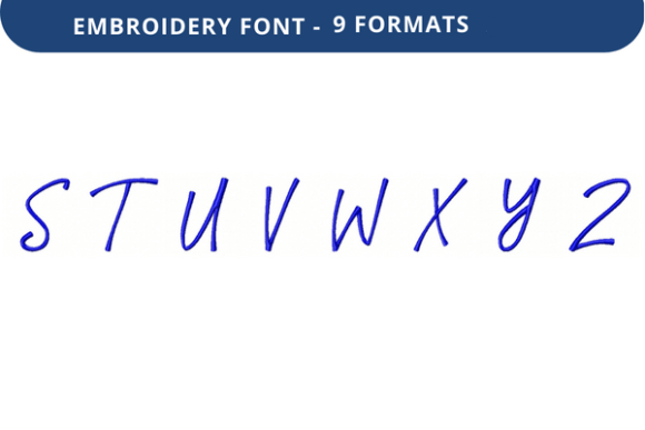 Reviewing Victorina Font S to Z for Personalized Embroidery Gifts