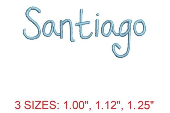 Santiago Font Embroidery Review
