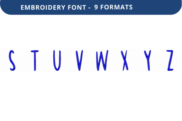 Short Quiz Font S to Z Embroidery Review