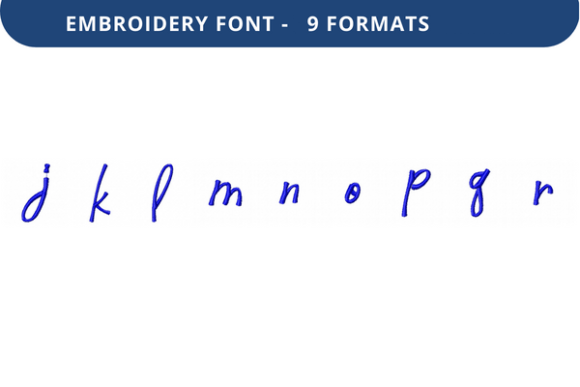 Victorina Font Lowercase J to R Review